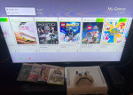 Microsoft Xbox 360 Console Controller and 4 Games