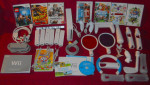 Nintendo Wii Console Bundle 10 Video Games Wii Sports All Cables Plug