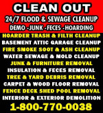 HOARDER +FLOOD +MOLD+BASEMENT CLEAN UP__JUNK+CARPET+INSULATION REMOVAL