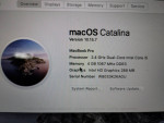 Apple MacBook Pro A1286 15.4" i5 4 GB RAM 256 GB SSD Mac OS Catalina