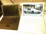 Apple Macbook - White - Black - Pair - Lot (2) - MAC OSX - 13.3"