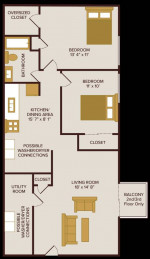 1bd 1ba, Close to Airport, Spacious Floorplans