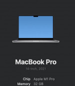 MacBook Pro 14' - M1 chip