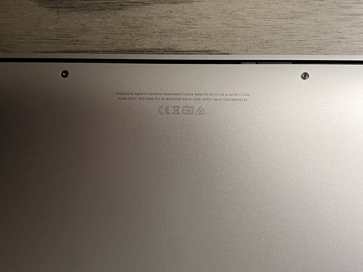 M1 Macbook Air Apple 16GB 1TB 13"