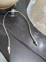 Antique White Resin Table Lamp