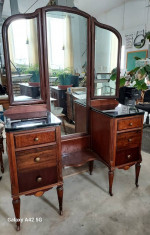 Antique vanity makeup table