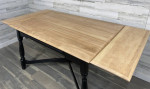 Antique Black Dining Table W/ Pull Out Leaves *Delivery available*