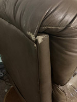 Leather sofa and recliner for sale