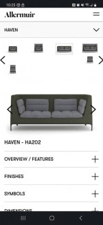 Luxury Allermuir Haven HA202HR Couch Sofa Office 🚛 CAN DELIVER 🚛