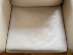 ***Comfortable Stylish White Leather Sofa Chair for Sale!!!****