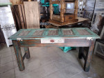 Rustic Old Door Long Sofa Table