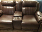 Leather sofa