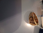 COLEMAN CO. 25 YEAR ANNIVERSARY RING 10 KT YELLOW GOLD