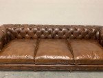 RH Chesterfield Leather Sofa