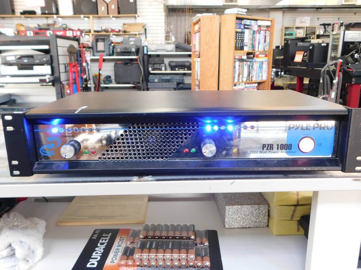 Pyle Pro "PZR1000" 2000 Watt Power Amplifier