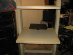 Metal Music/Computer Workstation Desk With 4" Castors