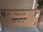 New-in-box Huffy incline 26-inch 18-speed mountain bike.