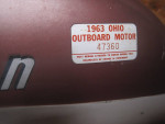 1957 Johnson 7.5 Outboard Motor