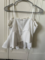 White Sleeveless Top