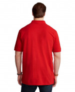 POLO RALPH LAUREN MENS LARGE RED CLASSIC FIT MESH POLO SHIRT NEW SALE!