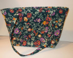 Vera Bradley Small Vera Tote Bag Fresh-Cut Floral Green__ New