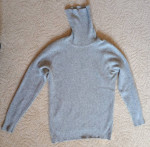 Cashmere Tutleneck Ribbed Sweater Made in Scotland for Mr Guy