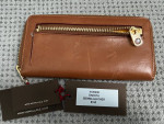 MW Wallace Dakota Sienna Wallet NEW (retails at $195)