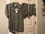 DKNY Short PJ set XL NWT