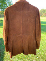 Suede Leather Blazer Jacket