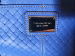 Tignanello Blue Organizer Purse