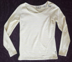 MAISON SCOTCH “Miami Deco” Women’s Lt Yellow Striped Cotton Top – Sz P