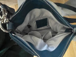 Versatile Coach Dark Blue Leather Bag - Shoulder, Crossbody or Handbag