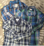 LOT Kid Boys Old Navy CAT JACK Cherokee Button Front Tops Shirts Small