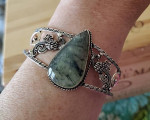 Fancy Stone Cuff Bracelets