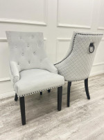 Edmunds Solid Wood Top Black Pedestal Base Dining Table Set