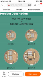 6m dome luxury glamming tent