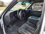 Interior view of a 2003 Chevrolet Silverado 2500HD Crew Cab with automatic transmission and clean upholstery.