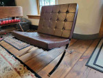 Barcelona Chair - Vintage MCM Mid Century Lounge Chair