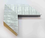 Solid Wood Picture Frame Gold and Silver. Width 3.5" x Height 1.6".