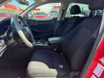 Interior view of a 2022 Honda Civic LX with black seats and modern dashboard features.