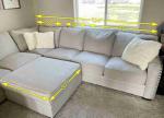 Sectional Couch with Chaise and Storage Ottoman - Ashley Furniture