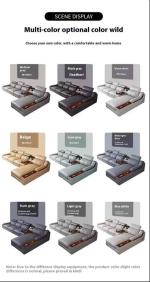 High Quality Italian Leather Sofa Set Multi-Functional Modern L-Shaped with Simple Design for Living Room Sofa