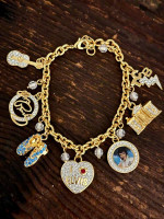 The Elvis “Showstopper” Crystal Charm Bracelet by Branford Exchange