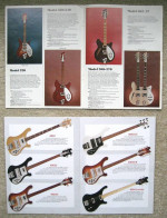 Vintage 1975 and 1993 Rickenbacker Guitar and Bass Catalogs - $20/both