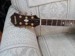 LEFTY AJ18S EPIPHONE ACOUST/ELEC Guitar W/Case