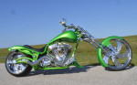 2005 BOURGET FAT DADDY SPRINGER SOFTAIL CHOPPER 26 FRONT 330 REAR