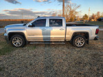 2017 GMC Sierra 1500 pickup truck for sale with black leather interior and new transmission.