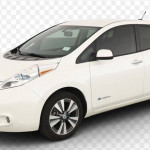 2013 Nissan LEAF SL in white, perfect eco-friendly car for students, featuring spacious interior and front-wheel drive.