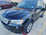 2011 BMW X3 in black, all-wheel drive, for sale with 115,000 miles and excellent service history.