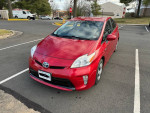 2012 Toyota Prius Five Hatchback in excellent condition, parked in a lot with clean title and Virginia inspection.